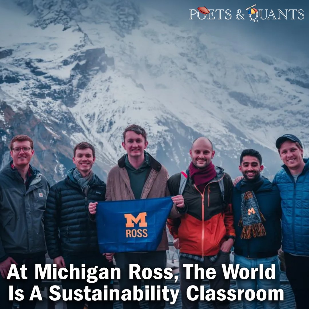 At Michigan Ross, The World Is A Sustainability Classroom